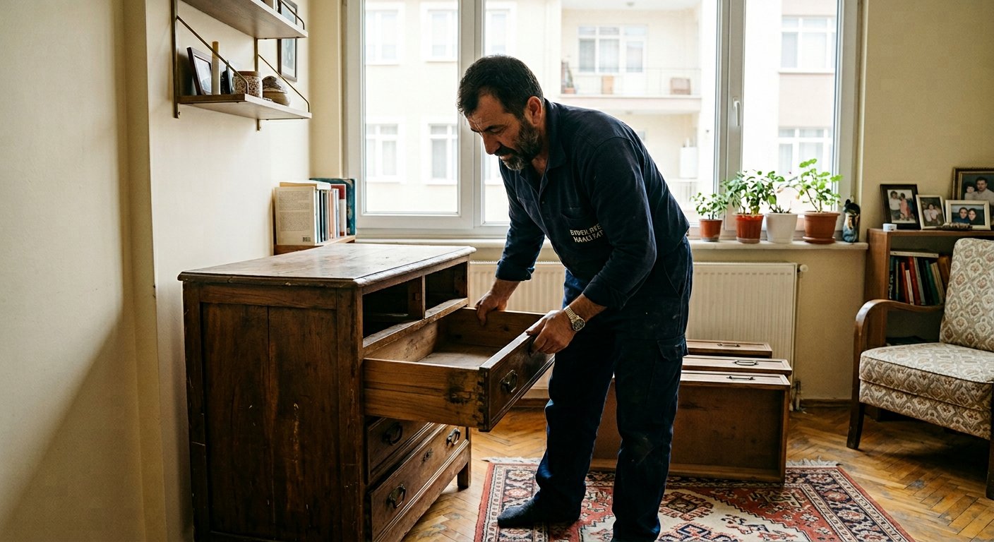 Konsol ayagini elektrikli aletle sokme