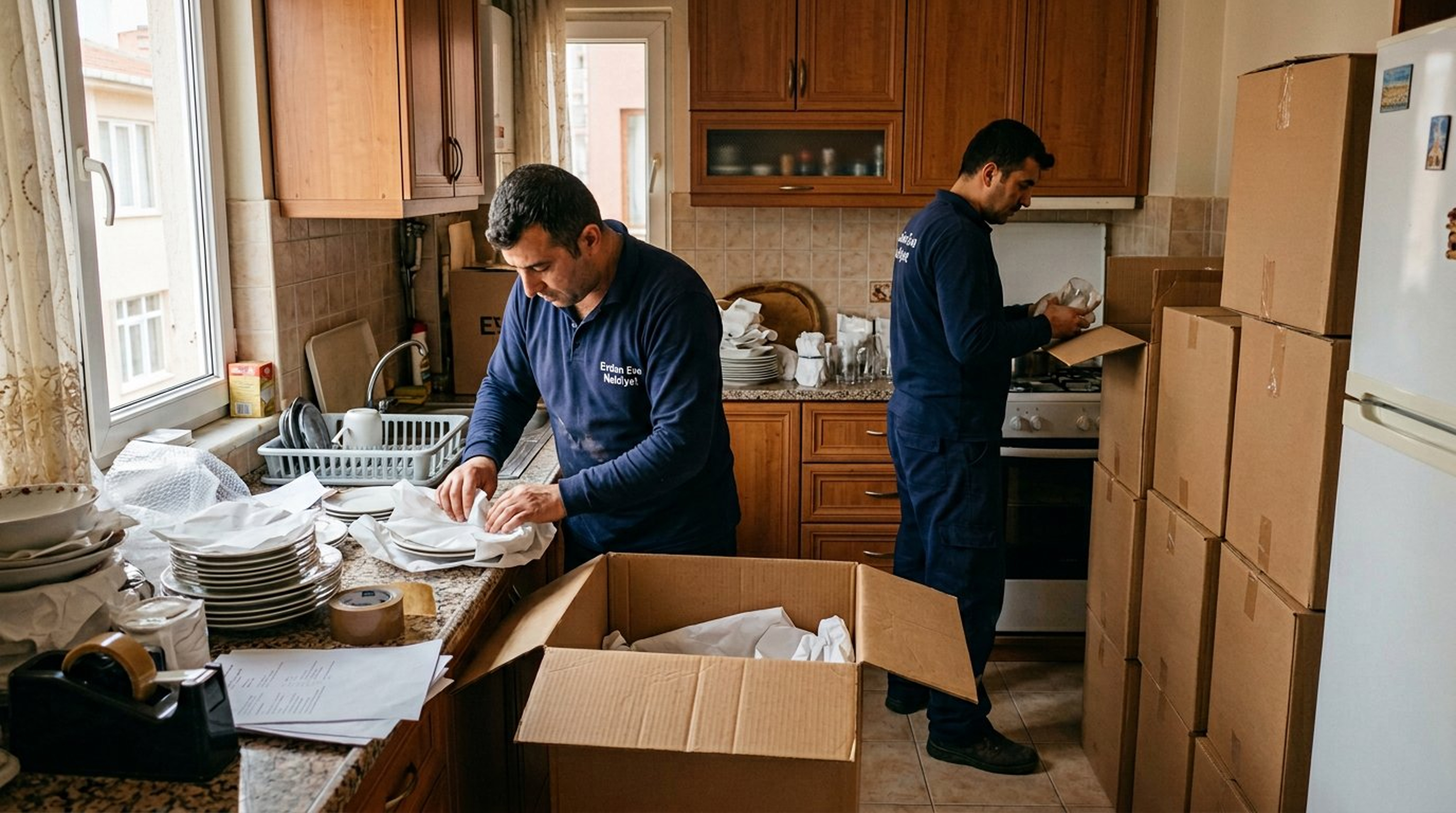 Tasinma oncesi oda paketleme